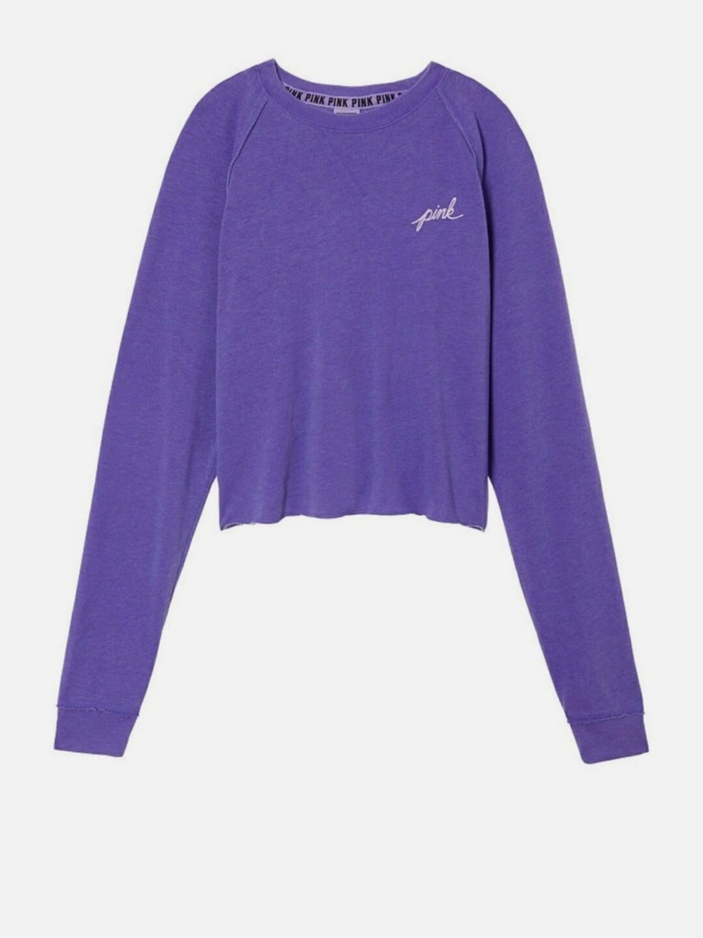 Victoria's Secret PINK Purple Logo Pullover